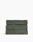 Serviette de bain 70 x 130 cm en Coton - Kaki