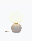 Lampe Adonis - blanc - Petit Modèle D20 H28cm