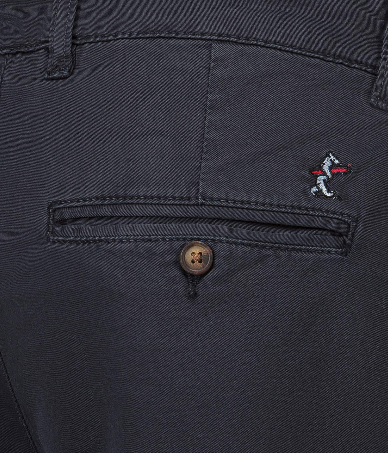 PANTALON CHINO SLIM GRIZZON - NOIR