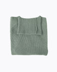PULL COL ROULE FEMME -CELADON