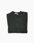 PULL COL ROND CHINÉ - KAKI/MARINE
