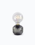 Lampe décorative Tess smoke love à piles