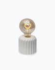 Lampe décorative mini blanche coeur LED à piles