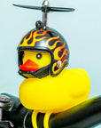 Sonnette Canard - Casque Flammes