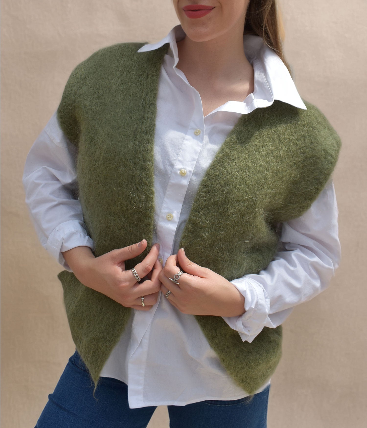 Gilet sans manches Kaki – Le Grand Comptoir