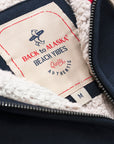 SWEAT À CAPUCHE FOURRÉ MARINE