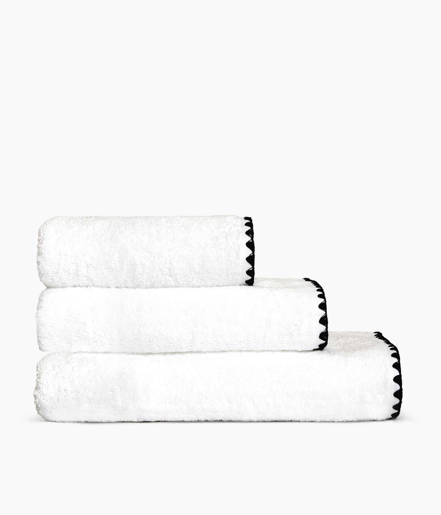 Serviette de bain 50 x 100 cm en Coton - Blanc