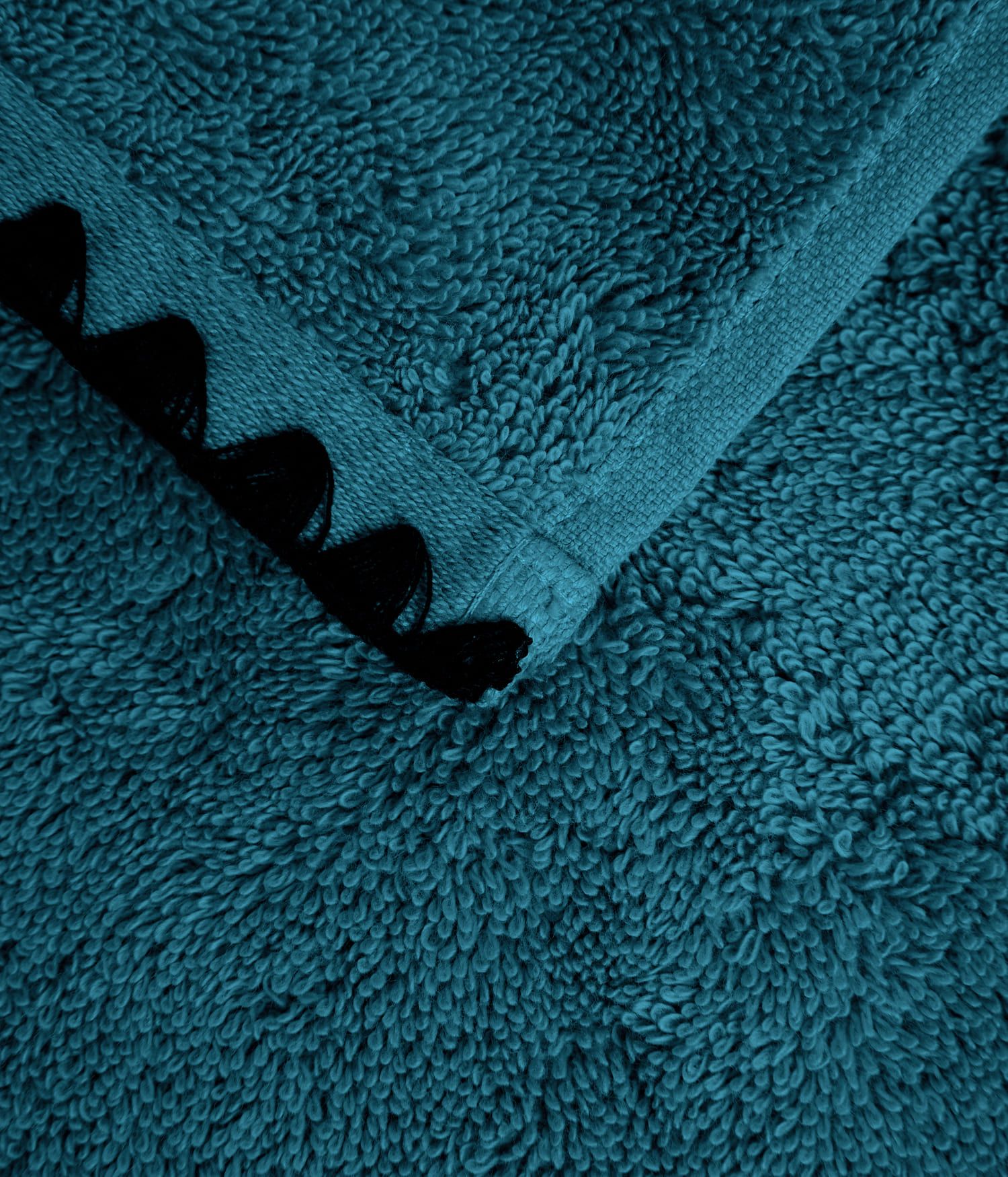 Nautica Zigzag Serviette de bain bleue 100 /% coton 550 g//m² 50 x 100 cm absorbante douce et durable