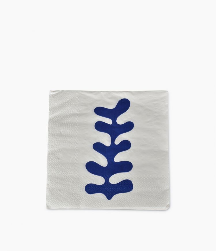 serviette papier algue bleu x 20