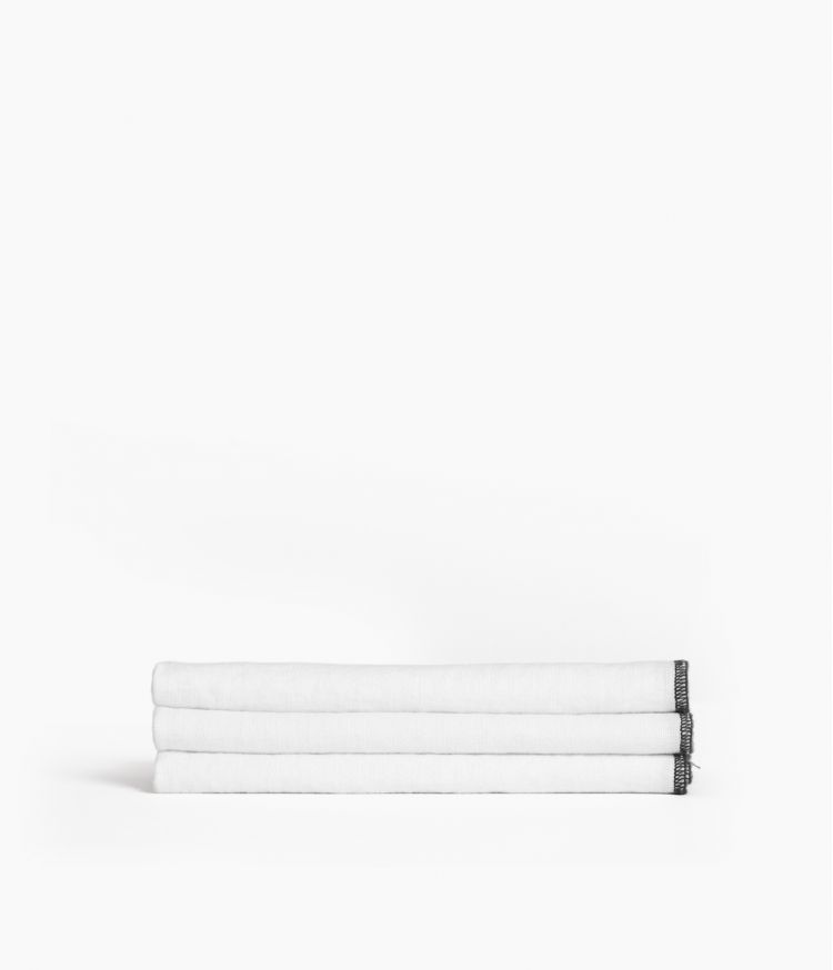 serviette de table 41*41 blanc
