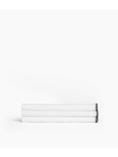 serviette de table 41*41 blanc