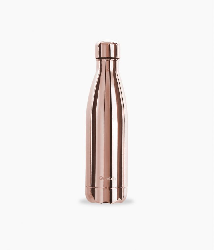 bouteille isotherme metalic rose gold 500ml