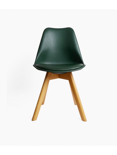 Chaise design scandinave - Vert Forêt