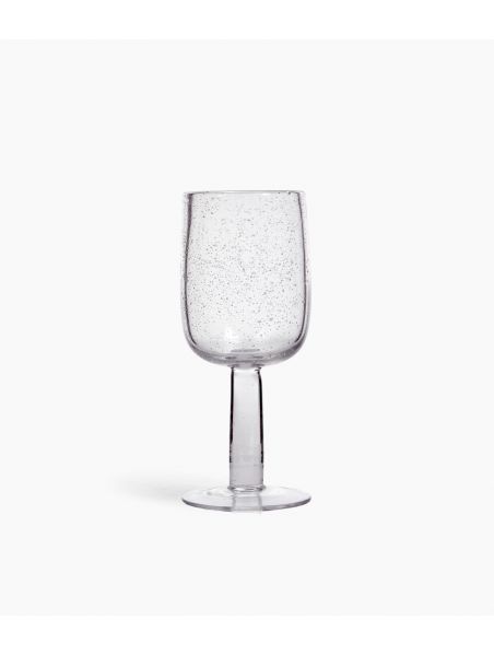 verre à vin 7*h18.5cm transparent