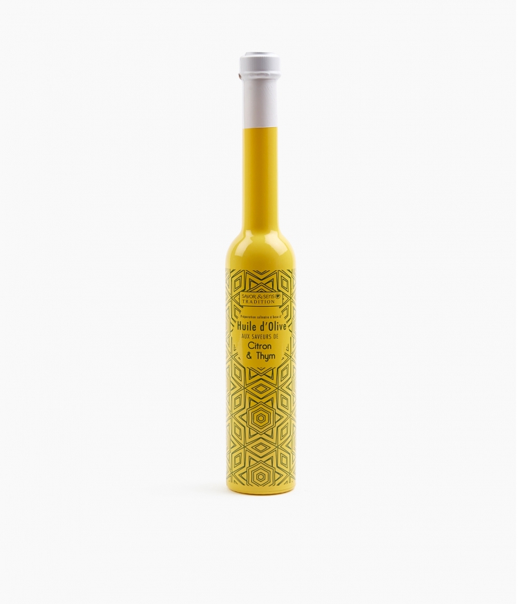 huile d'olive citron thym