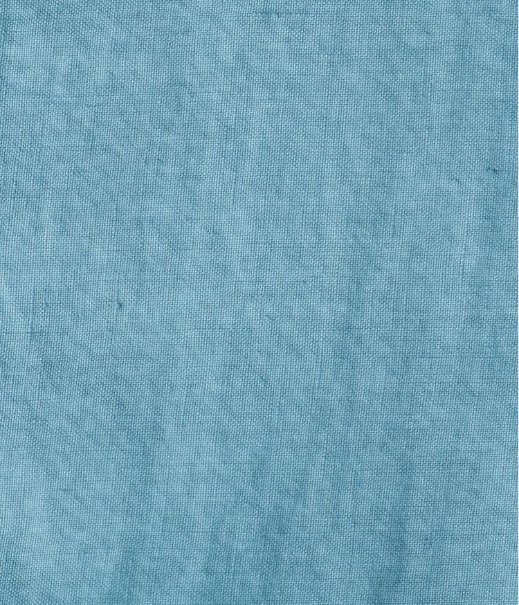 Housse de couette 260 x 240 cm en Lin lavé - Bleu Le Grand Comptoir