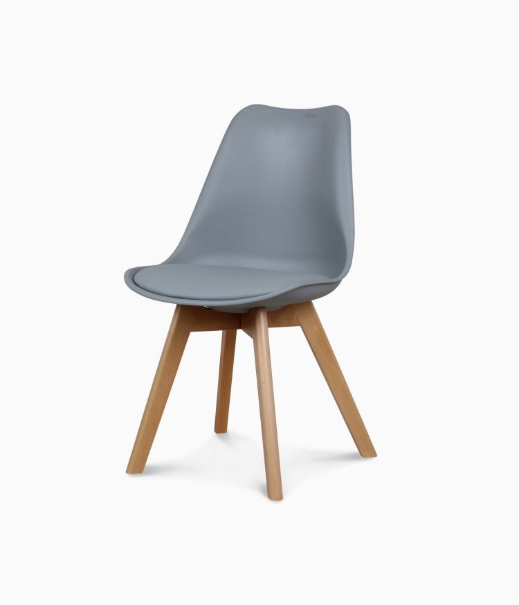 Chaise design scandinave - Grise