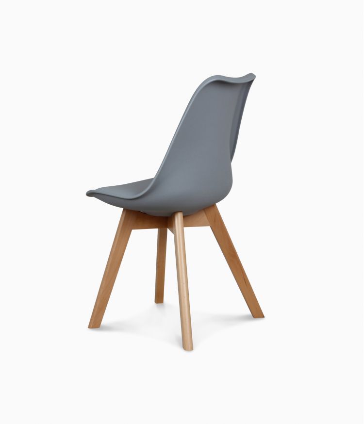 Chaise design scandinave - Grise