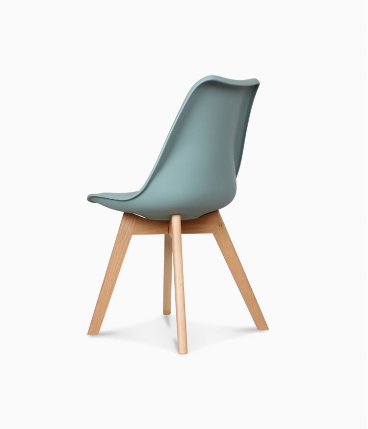 Chaise design scandinave - Vert thym
