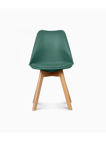 Chaise design scandinave - Vert pin