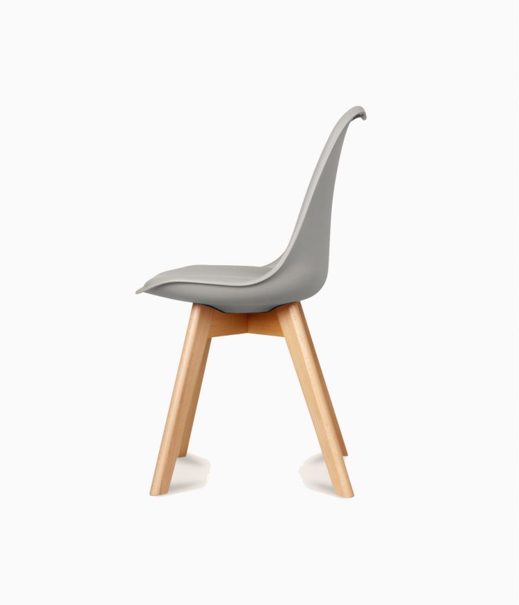 Chaise design scandinave - Taupe
