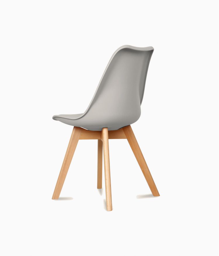 Chaise design scandinave - Taupe