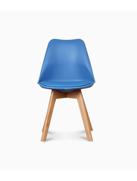 Chaise design scandinave - Bleu midnight