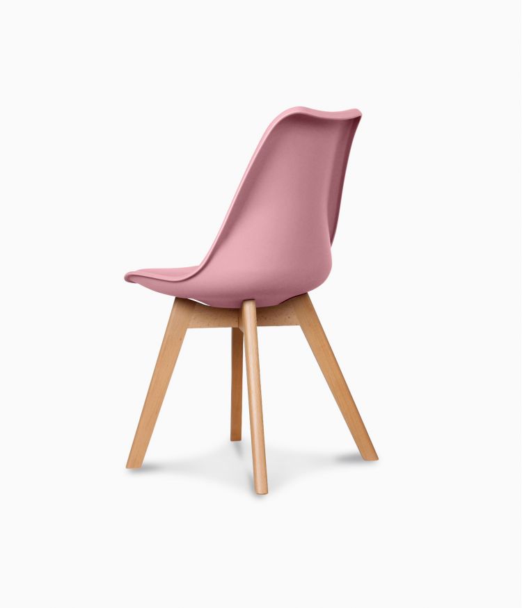 Chaise design scandinave - Rose