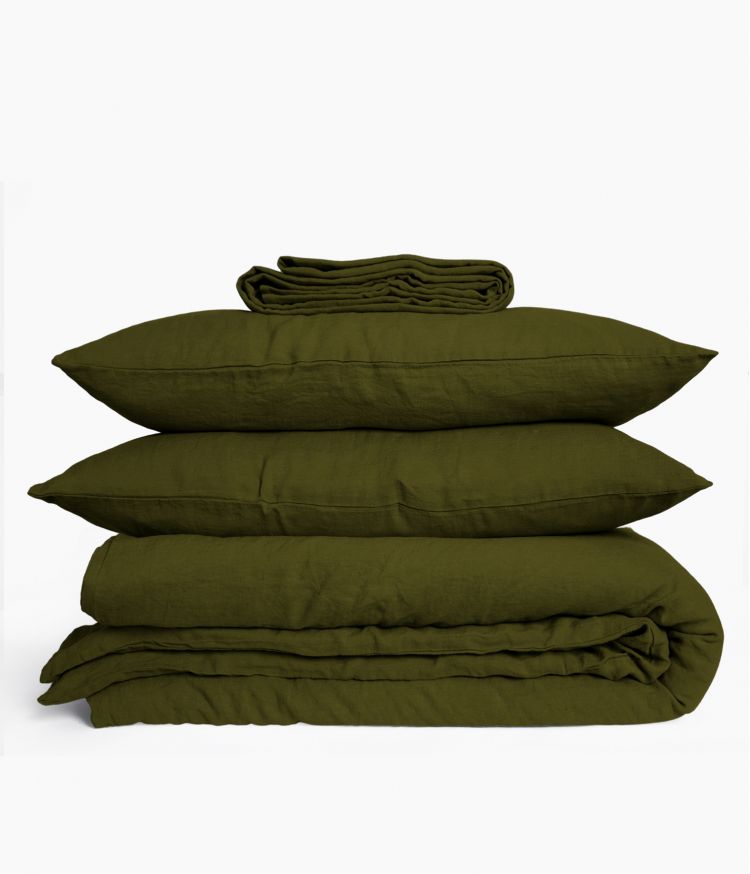 HOUSSE COUETTE 260240 OLIVE VITI