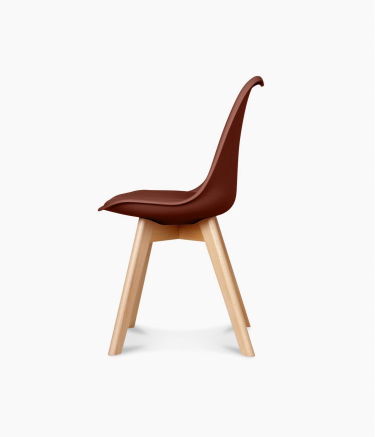 CHAISE SCANDINAVE - CHATAIGNE