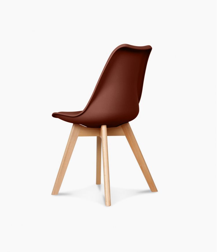 CHAISE SCANDINAVE - CHATAIGNE