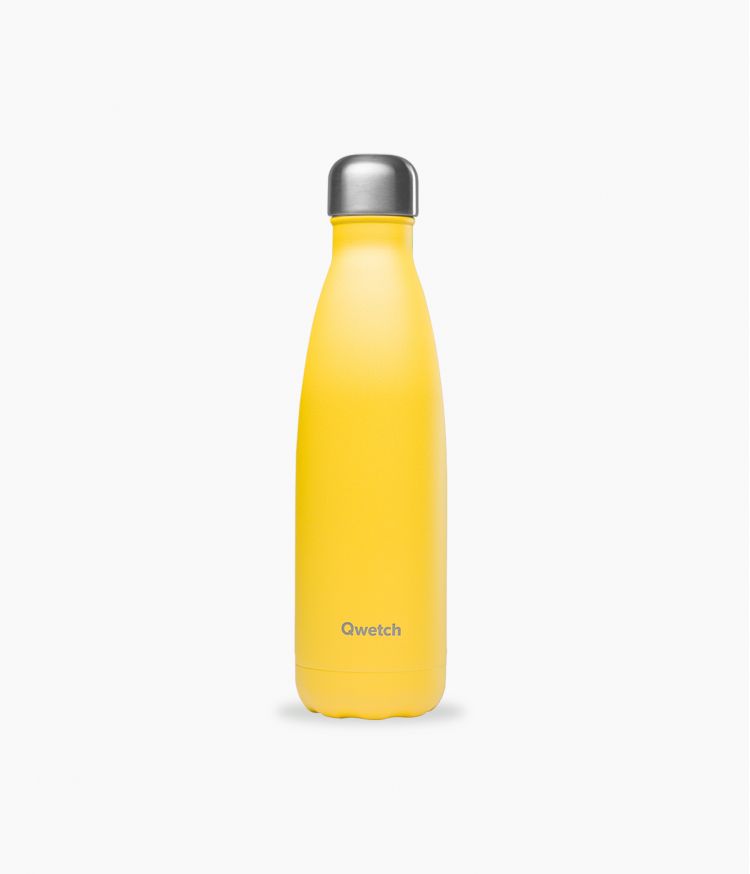 Bouteille isotherme 500ml - Pop jaune
