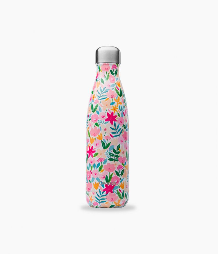 Bouteille isotherme 500ml - Flora rose 