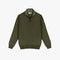 PULL COL MONTANT ZIP - KAKI  / Vert Clair