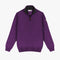 PULL COL MONTANT ZIP - Violet/Marine