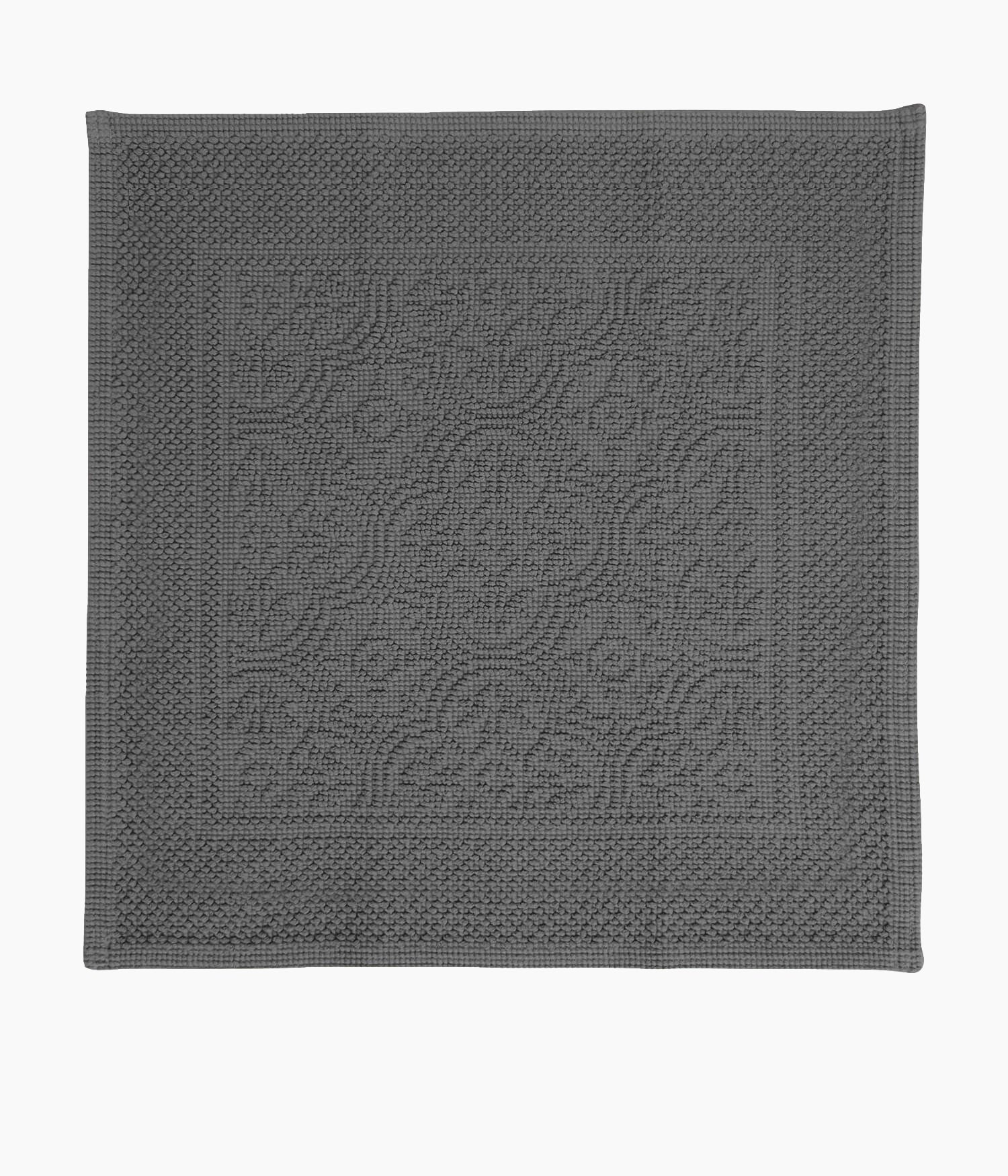 Tapis de Bain en Coton 60 x 60 cm - Granit