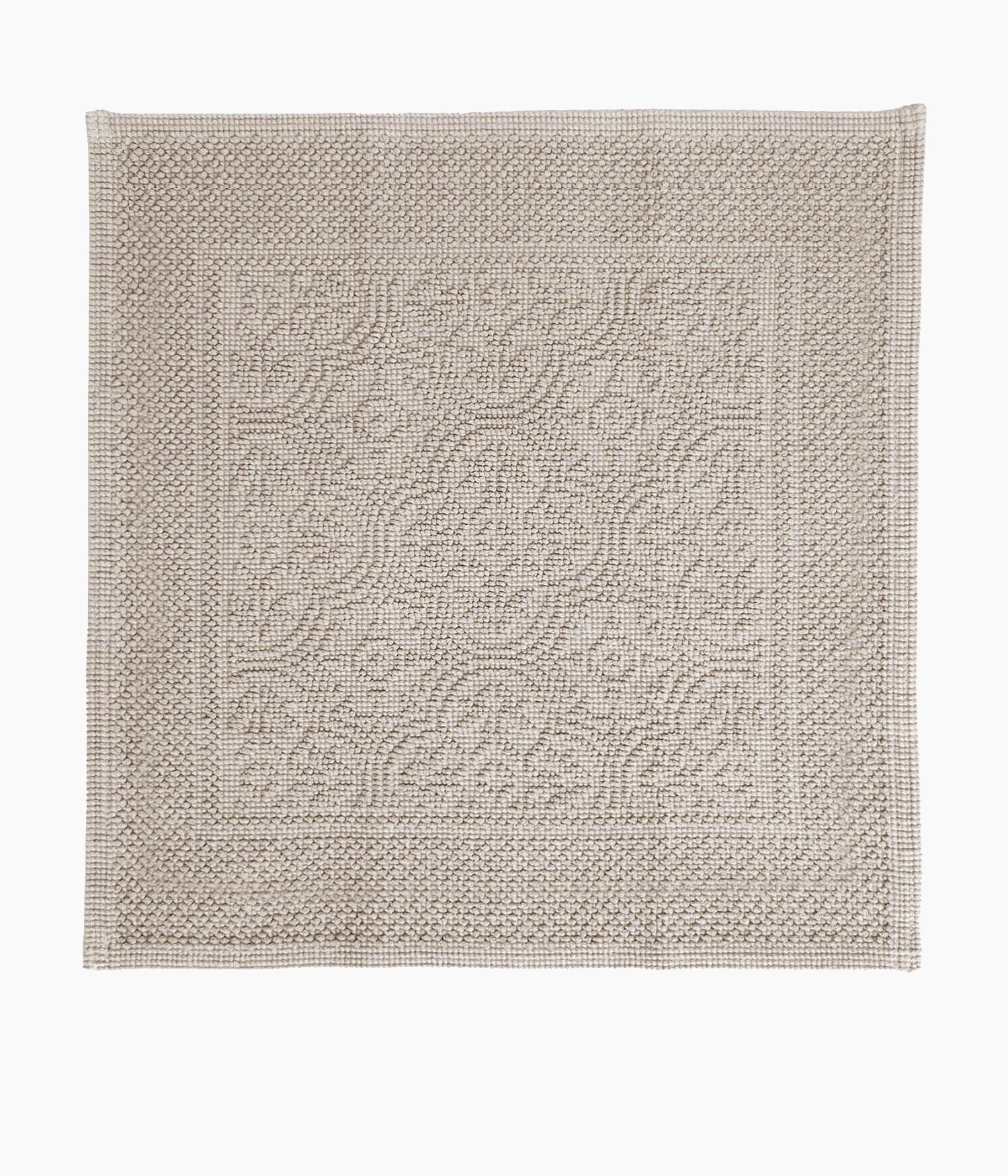 Tapis de Bain en Coton 60 x 60 cm - Lin