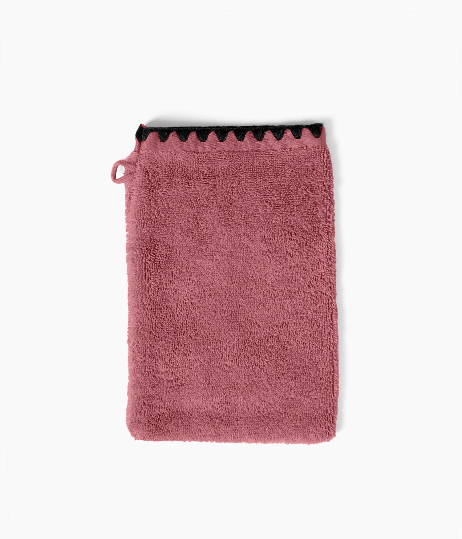 Gant de toilette en Coton 15 x 21 cm - Bois de Rose