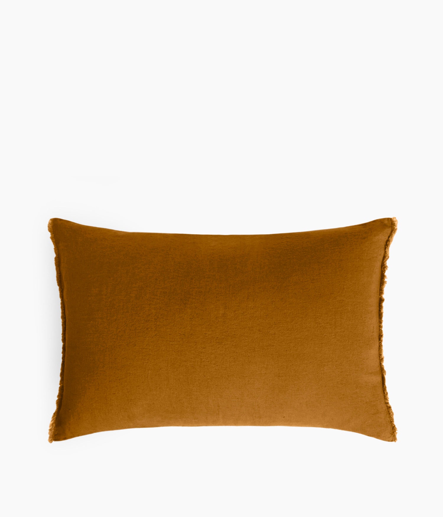 Housse de coussin 40 x 60 cm en Lin lavé - Daim