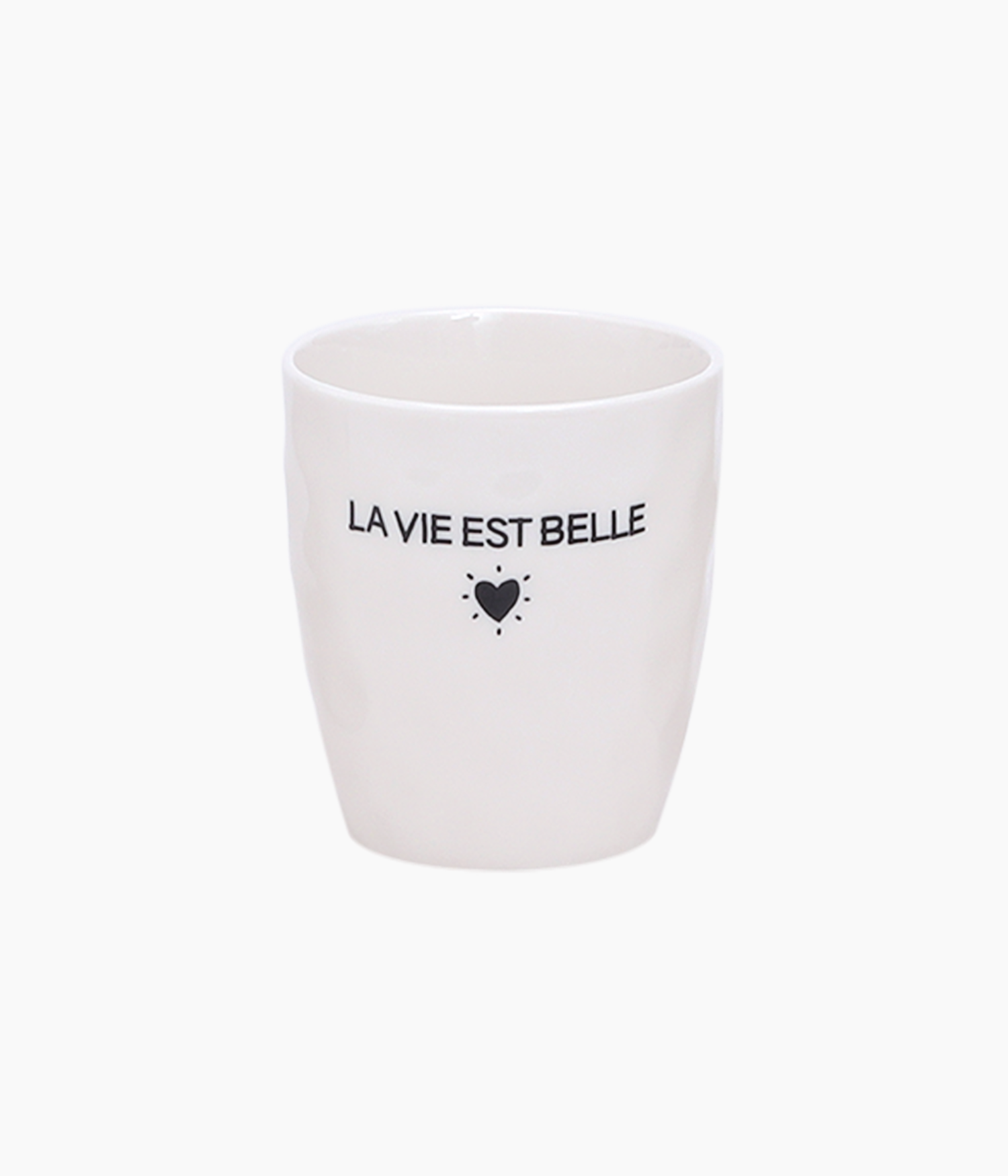Gobelet message la vie est belle