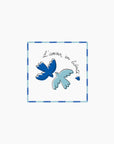 Lot de 20 Serviettes papier amour oiseau bleu