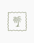 Lot de 20 Serviettes papier palmier kaki