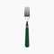 Fourchette Serpette verte en inox