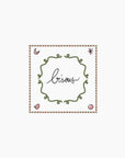 Lot de 20 Serviettes papier bisou kaki