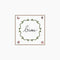 Lot de 20 Serviettes papier bisou kaki