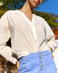 BLOUSE BOLIA - BLANC