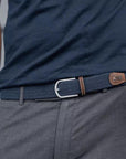 CEINTURE TRESSÉE BLEU ARDOISE TAILLE 1