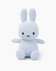 PELUCHE MIFFY VELOURS COTELE 23 CM - BLEU GLACE