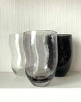 VERRE GOBELET TRIBU - GRIS D7 H11CM