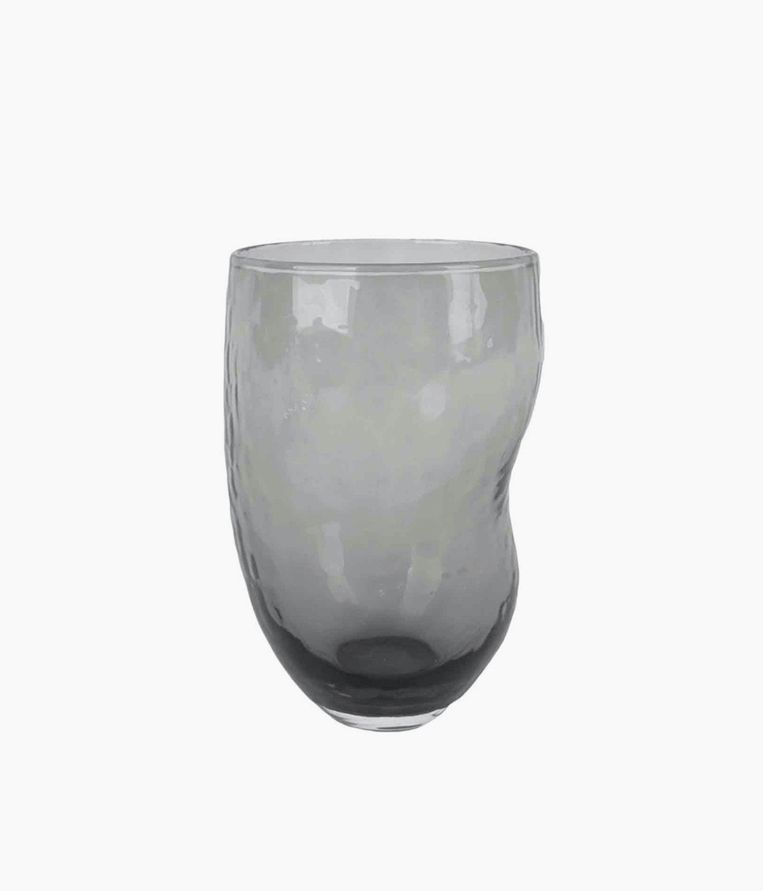 VERRE GOBELET TRIBU- GRIS D7 H11CM